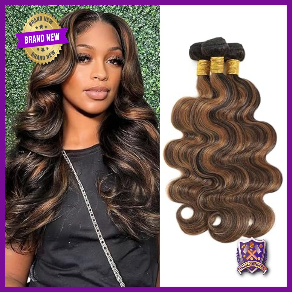 Brazilian Virgin Human Hair Extensions 3 Bundles Body Wave 10-14 Inches